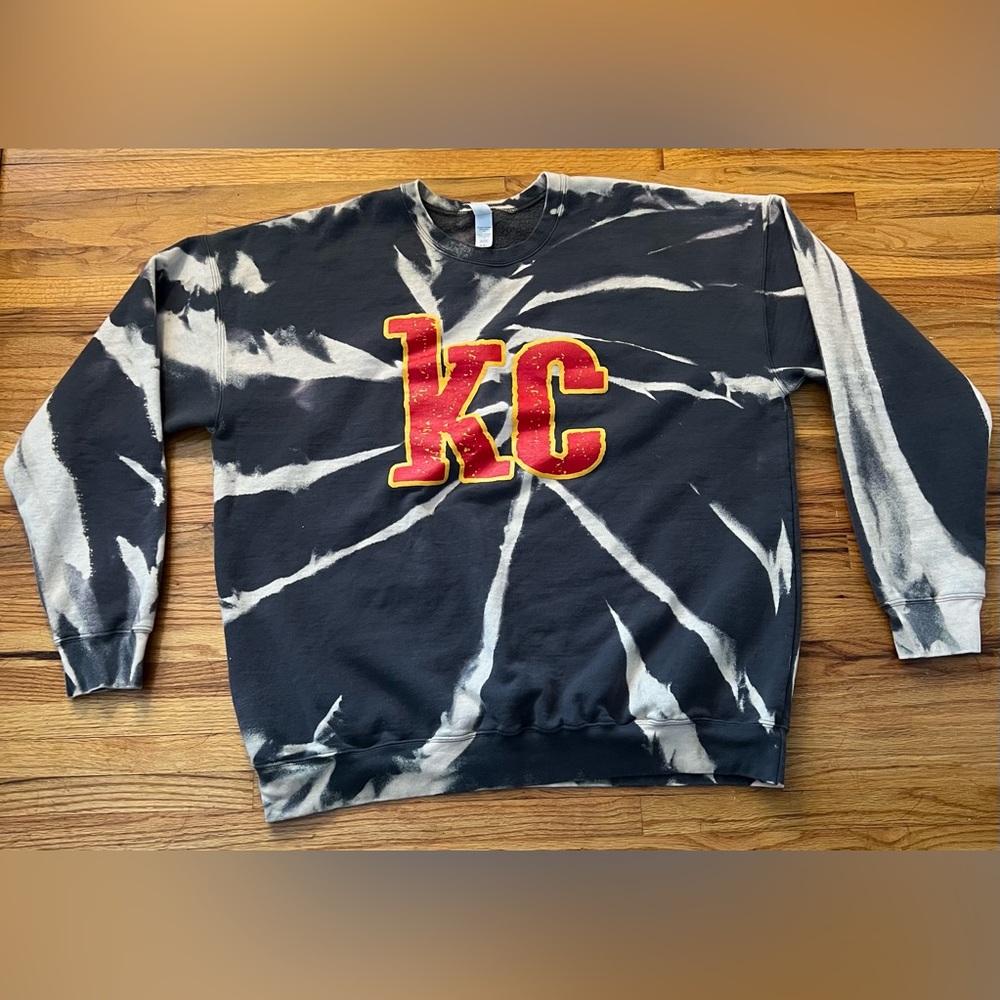 Kansas City Tie-Dye Crew Neck Sweatshirt